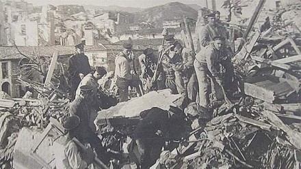 Больше ста лет назад русские военные уже спасали попавших в беду итальянцев