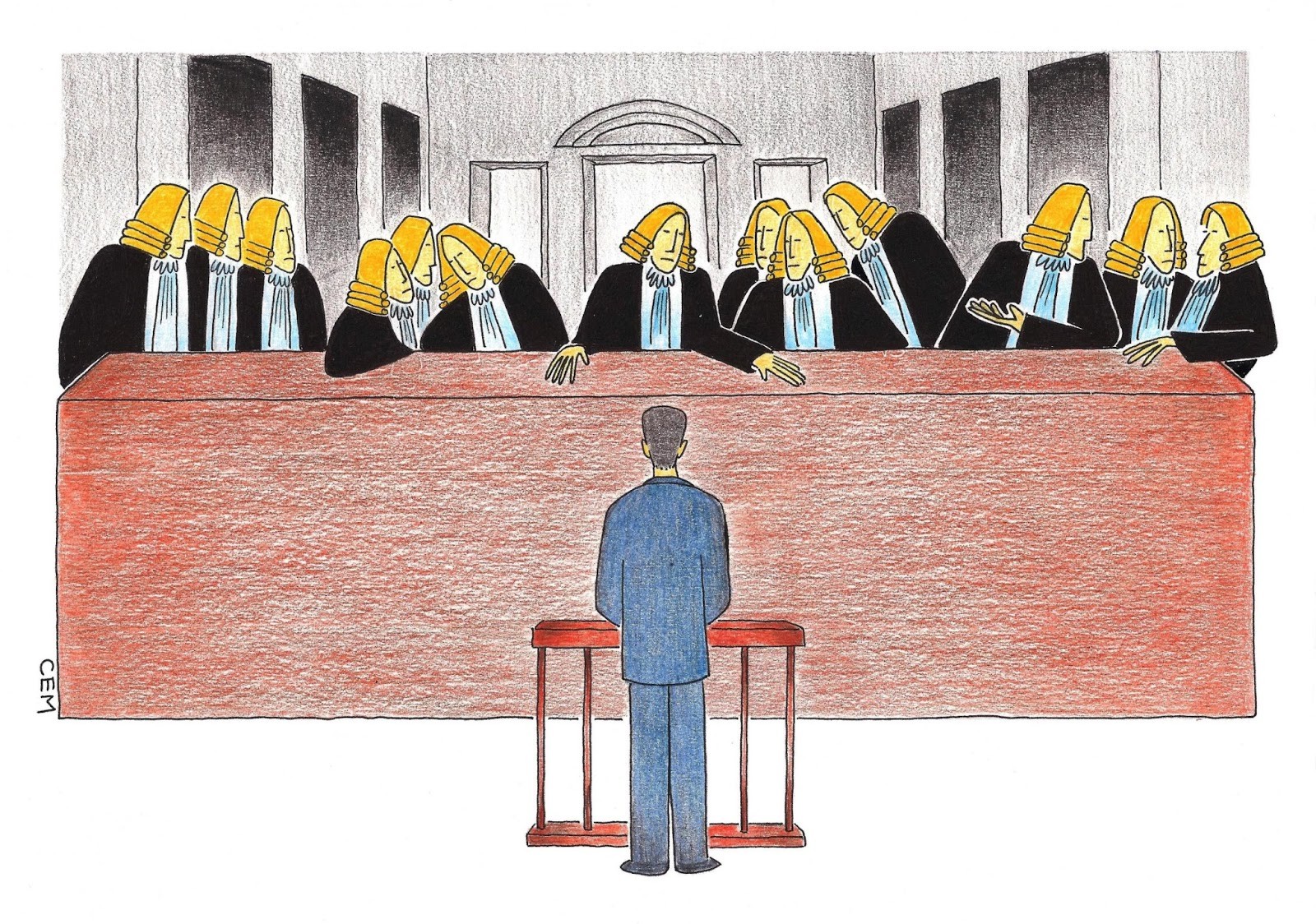 Карикатура суда